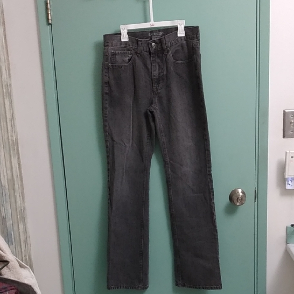 Black Bootcut GeorgeJeans with Regular Fit  SIZE 30 X32